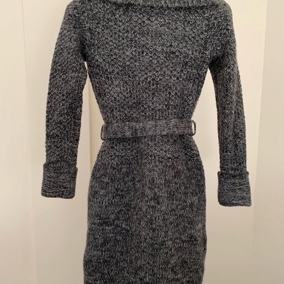 Wool Blend Long Duster Cardigan Coatigan - Picture 4 of 6